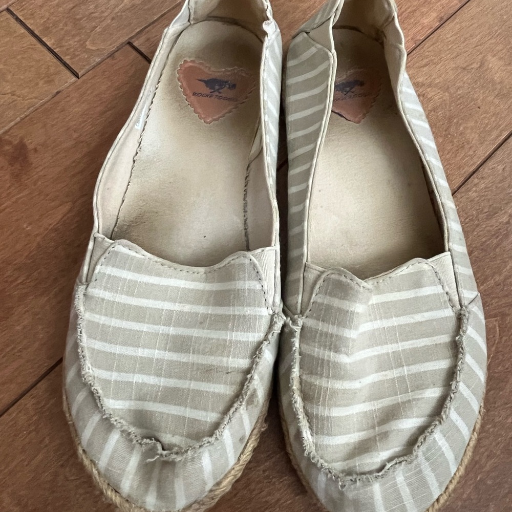 Ralph Lauren Women's Striped Tan Espadrilles